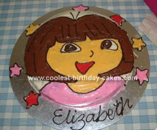 Dora Birthday Cake on Dora Cake