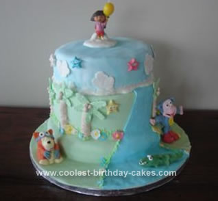 Fondant Birthday Cakes on Coolest Dora Cake Idea 34