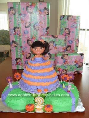 Dora  Explorer Birthday Party on Coolest Dora The Explorer Birthday Cake 114