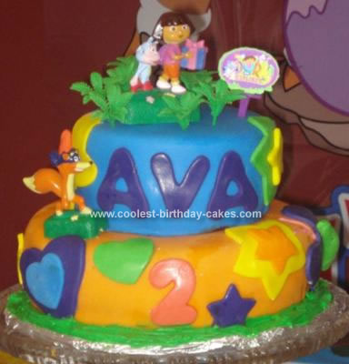 Dora  Explorer Birthday Cakes on Coolest Dora The Explorer Birthday Cake 28