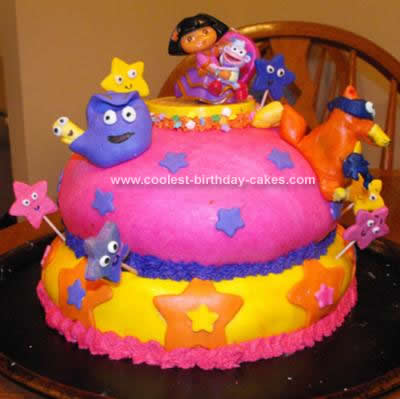 Dora Birthday Cake on Coolest Dora The Explorer Birthday Cake 36