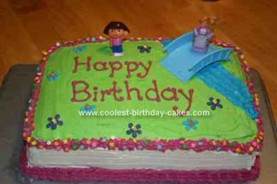 Dora  Explorer Birthday Cakes on Coolest Dora The Explorer Cake 21