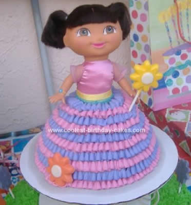 Dora  Explorer on Dora The Explorer Theme Cake Kims Creations   Hawaii Dermatology