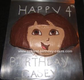 Dora  Explorer Birthday Cakes on Coolest Dora The Explorer Cake 75 21338928 Jpg