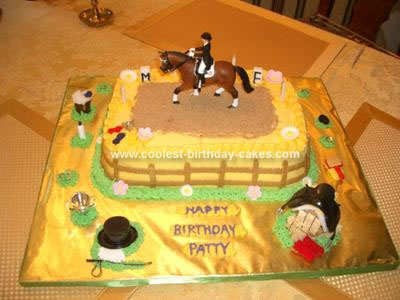 Horse Birthday Cakes on Coolest Dressage Horse Birthday Cake 69