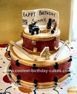 Birthday Cake Music Video on Beautiful Birthday Cakes    Drum Cake