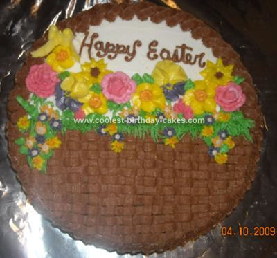 easter cakes pictures. Coolest Easter Basket Cake 12