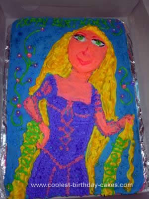 Rapunzel Birthday Cake on Coolest Easy Rapunzel Birthday Cake 9