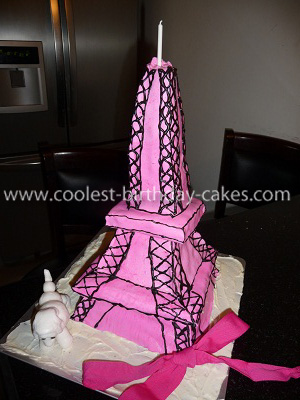 Eiffel Tower Cake Pictures on Homemade Eiffel Tower Cake