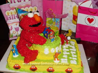 Sesame Street Birthday Cakes on Coolest Elmo Birthday Cake 109