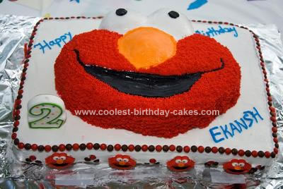 Elmo Birthday Cake on Coolest Elmo Cake 118