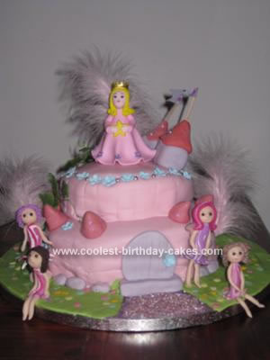 Homemade Birthday Cakes on Homemade Fairy Birthday Cake