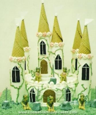 Fairy Birthday Cake on Coolest Fairy Castle Cake 592