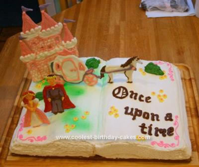 Birthday Party Games  Girls on Coolest Fairytale Book Birthday Cake 9
