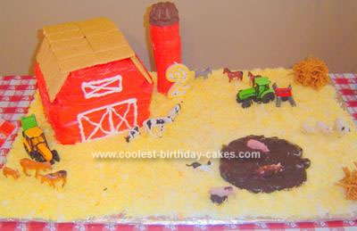 Cowboy Birthday Cake on Coolest Farmyard Birthday Cake 21