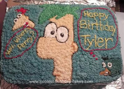 Phineas  Ferb Birthday Cake on Coolest Ferb Cake 25