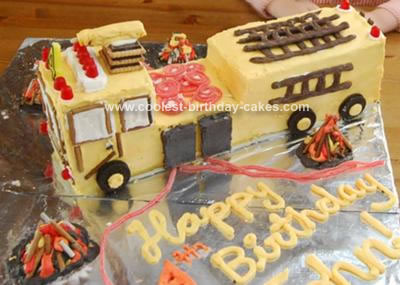 Fire Truck Birthday Cake on Coolest Fire Truck Birthday Cake 59