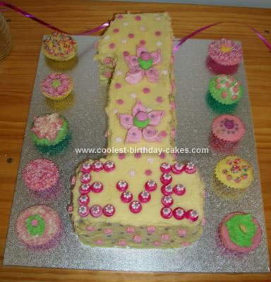  Birthday Cake Ideas on Number 1 Birthday Cake   1st Birthday Cake Spring Has Arrived In