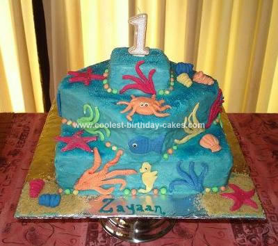  Birthday Cakes on Coolest First Birthday Under The Sea Cake 41