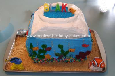 Fish Birthday Cake on Coolest Fish Bowl Cake 11