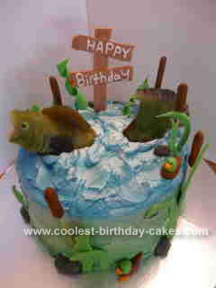 21st Birthday Cakes on Coolest Fishing Birthday Cake 21