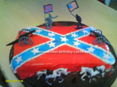 Birthday Cake Shot on Coolest Flag Birthday Cake 8