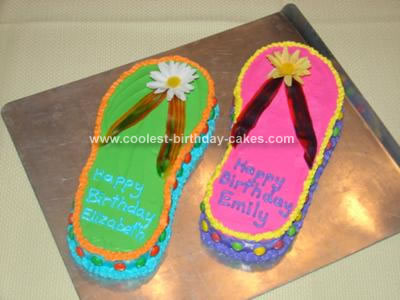 Girls Birthday Cakes on Coolest Flip Flop Birthday Cake Idea 60
