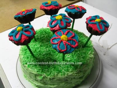 birthday flower cakes