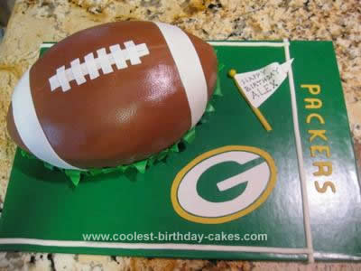 Homemade Birthday Cakes on Homemade Football Birthday Cake Design