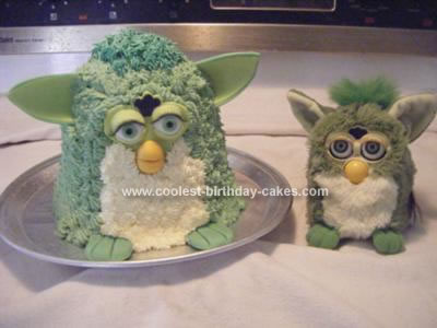 Birthday Cake Oreos on Homemade Furby Cake