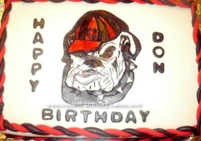 Birthday Cakes Dallas on Coolest Georgia Bulldog Cake 9