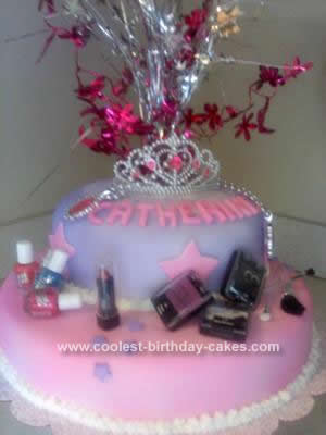 Makeup  Girls on Coolest Glamour Birthday Cake Idea 23
