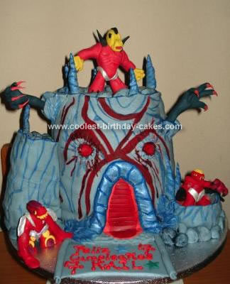 Pirate Birthday Cakes on Homemadegormiti Fire Mountain Volcano Cake