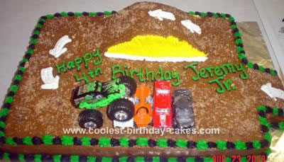  Wheels Birthday Cake on Coolest Grave Digger Cake 25