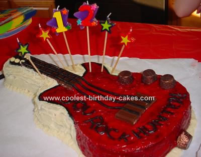 Guitar Birthday Cake on Coolest Guitar Cake 71
