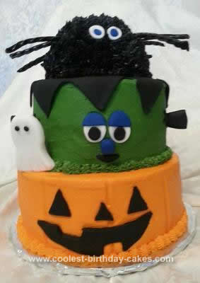 Halloween Birthday Cake on Homemade Halloween Birthday Cake