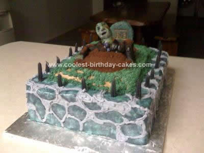 Halloween Birthday Cake on Coolest Halloween Graveyard Cake 26