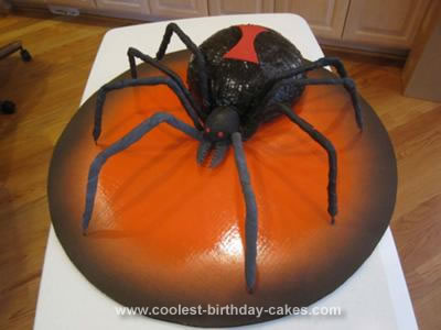 Halloween Birthday Cakes on Coolest Halloween Spider Cake 41