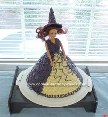 Halloween Birthday Cake on Image Handmade Halloween Witch