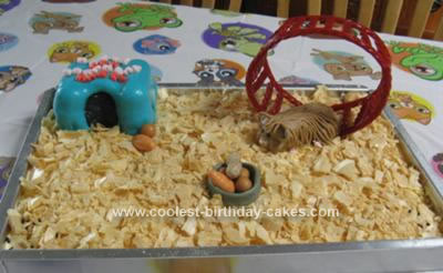 Birthday Cake  Dogs on Coolest Hamster Littlest Pet Shop Cake 3