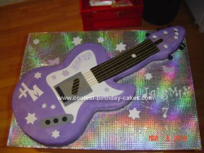 Castle Birthday Cake on Coolest Hannah Guitar Cake 10
