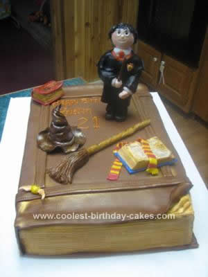 Harry Potter Birthday Cakes on Pin Harry Potter Birthday Cake On Homemade Hedwig The Owl Cake On