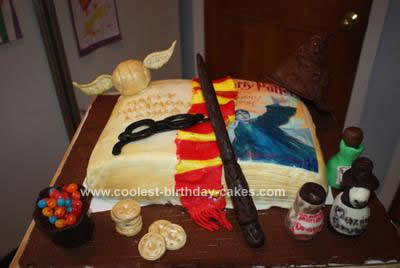 Harry Potter Birthday Cakes on Coolest Harry Potter Birthday Cake Design 15