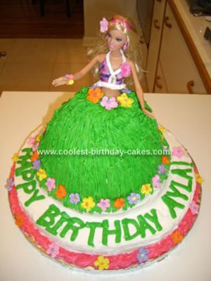Girls Birthday Cake on Coolest Hawaiian Hula Girl Cake 12
