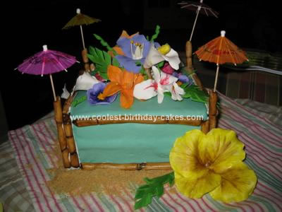 Easy Birthday Cake on Coolest Hawaiian Luau Birthday Cake 28