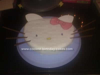 How To Make A Hello Kitty Birthday Cake. This Hello Kitty Birthday Cake