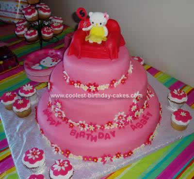 Princess Birthday Cakes on Coolest Hello Kitty Cake 128