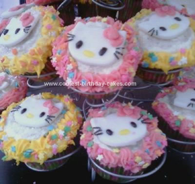 Hello Kitty Kids Cupcake Ideas