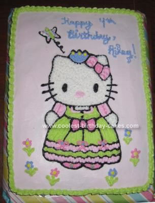 Princess Birthday Cake on Coolest Hello Kitty Princess Cake 122