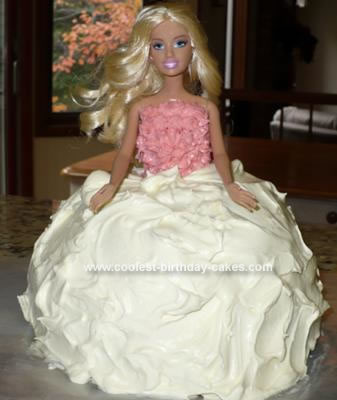Homemade Birthday Cakes on Coolest Homemade Barbie Birthday Cake 220